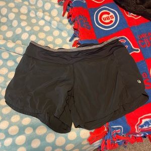 Lululemon black athletic shorts